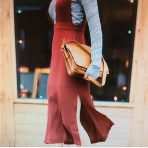 Burgundy Deep V Neck dress SZ. XSmall